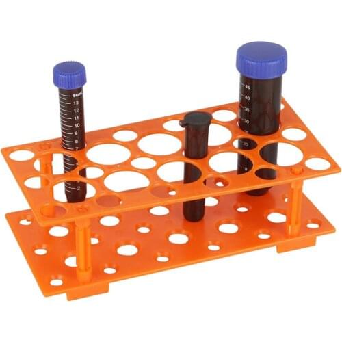 28 Sockets Plastic Centrifuge Tube Rack 10/15/50ml Centrifuge Tube Holder Bracket Laboratory Analysis Equipment