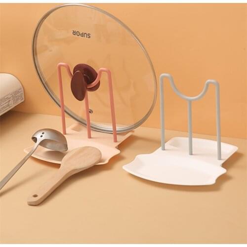 Plastic Spoon Rest Kitchen Organizer For Fork Spatula Rack Spoon Holder Stand Tableware Storage Rack For Spoon Pot Lid Holder