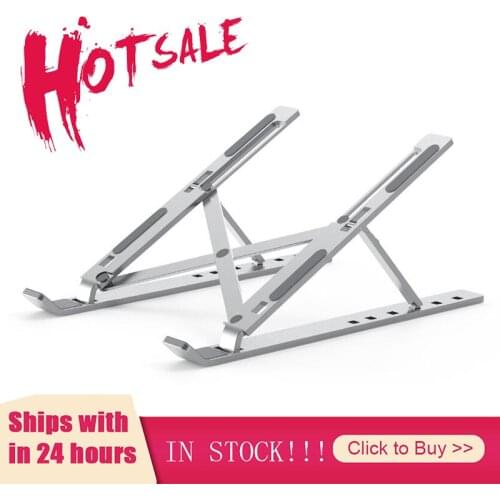 Laptop Stand For MacBook Pro Notebook Stand Foldable Aluminium Alloy Tablet Stand Adjustable Bracket Laptop Holder For Notebook