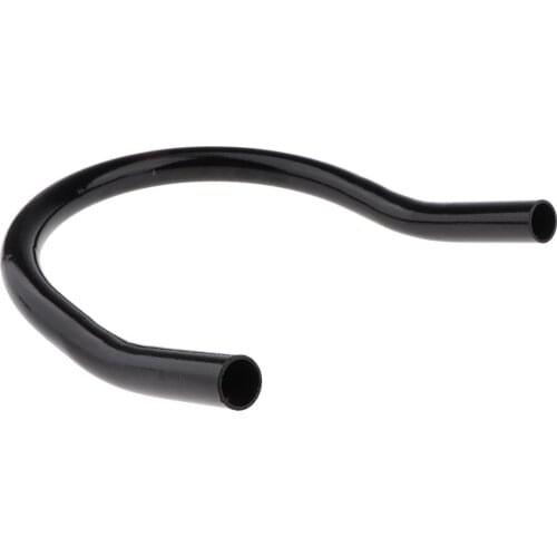 Upswept Back Rear Seat Hoop Rack Shelf Holder Passenger Sissy Bar for Motorcycle Tracker End Universal 210mm