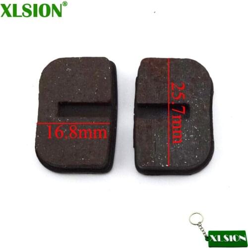 XLSION Disc Caliper Pads Shoes For 47cc 49cc Gas Mini Moto Dirt Kids ATV Quad Go Kart Scooter Pocket Bike Brake