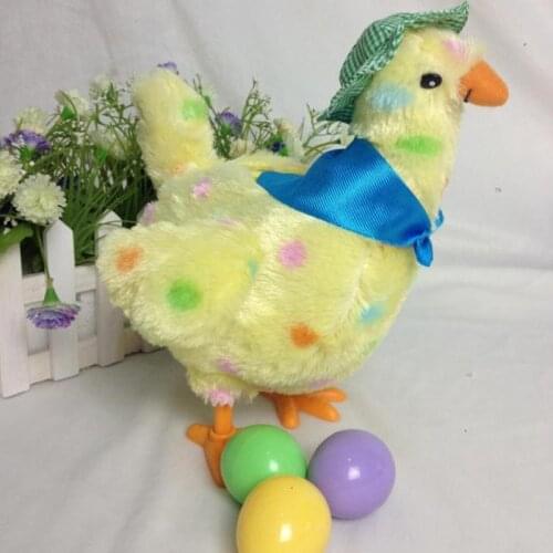 Wonderlife Funny Doll Raw Chicken Hens will lay eggs of chickens crazy singing&dancing electric pet plush toys for Children
