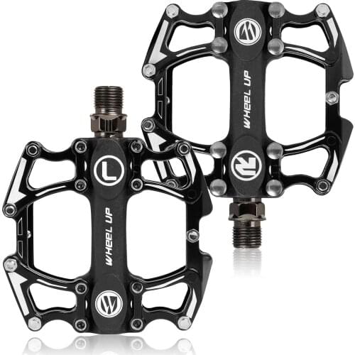 1 Pair Aluminum Alloy Bicycle Pedal Anti-slip Durable Foot Pedal for Mountain Bike Road Bike Cycling Pedals Bike Accessories