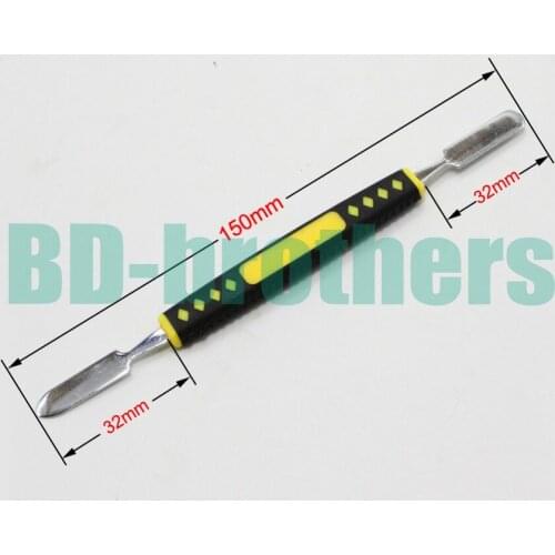 150mm Double Ended Metal Pry Tool Open Tools Plastic Handle Crowbar Dual Head Spudger for iPhone iPad Tablet Phone 1000pcs/lot
