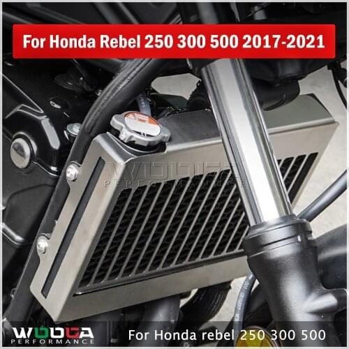 Motorcycle Accessories Radiator Grille Guard Cover Protector For Honda REBEL 500 300 250 REBEL500 CM500 CMX 500 300 250
