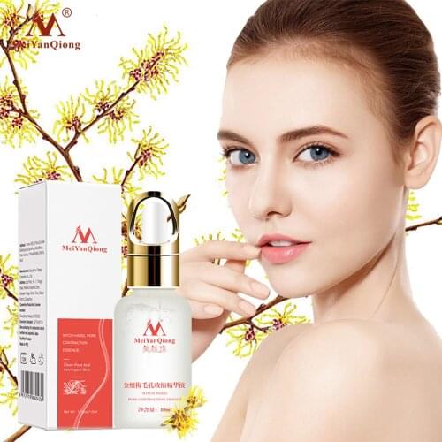 10Ml Witch Hazel Pore Shrink Refining Serum Anti-aging Remove Acne Fades Fine Lines To Repair Skin Care Essence Liqui