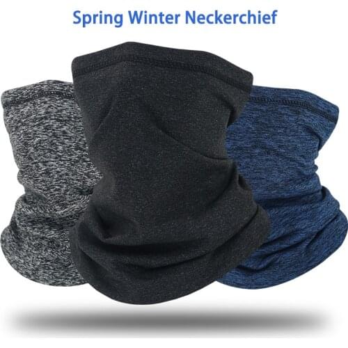 Face Mask Windproof Winter Mens Scarf Double Warm Fleece Thick Balaclava Soft Outdoor Women Sports Cycling Elastic Motorcycles