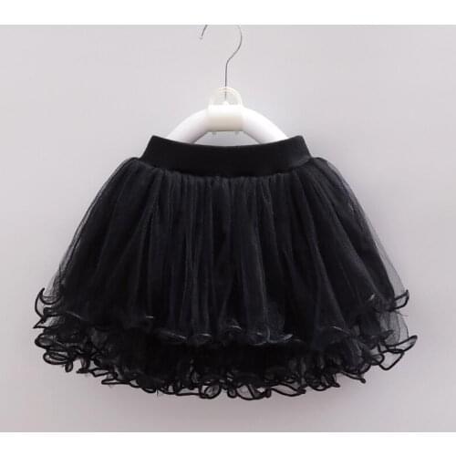 2-14 Year Baby Toddler Teenager School Girls Skirts Children Clothes Kids Solid Mesh Tutus Princess Girl Dance Ballet Tutu Skirt