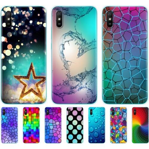 For xiaomi redmi 9A Case Silicon Back Cover Phone Case For redmi 9A Soft Case 6.53 inch funds etui bumper coque flower