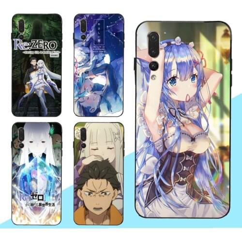 Re Zero Season 2 Case for Huawei Honor 9 10 20 Lite 8A 8X 9X 10i 7C 7A Pro 8C 8S Nova 5T Y6 Y9 Y7 2019