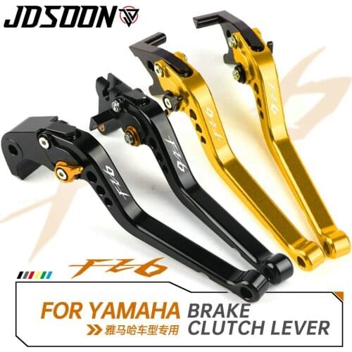 CNC Adjustable Motorcycle short Brake Clutch Levers For YAMAHA fz6 fazer FZ6 2004-2010 2005 2006 2007 2008 2009 2010