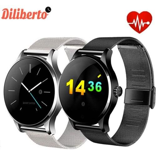 Diliberto K88H Smart Watch Track Wristwatch Bluetooth Heart Rate Monitor Pedometer Dialing Smartwatch Phone for Android IOS