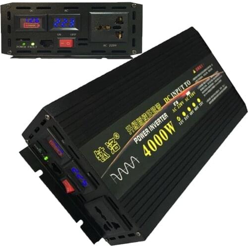 Pure sine wave inverter 12V 24V 48V 60V to 220V 4000W Vehicle-borne Household Photovoltaic