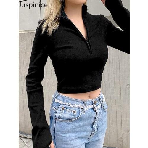 Juspinice Women's Cropped T-shirts