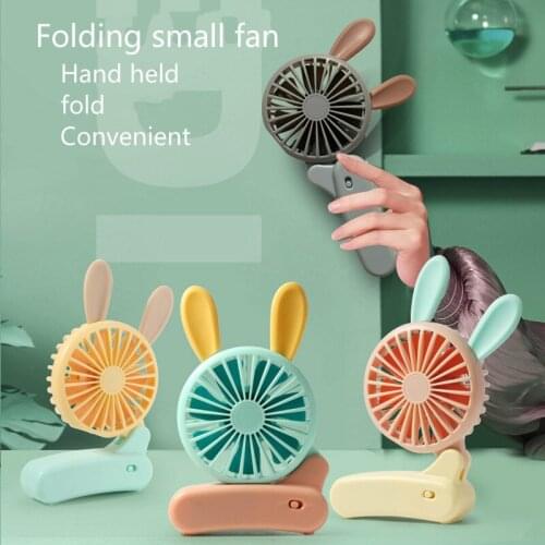USB Charging Small Fan Pocket Portable Fan Handheld Folding Mini Handheld Electric Fan