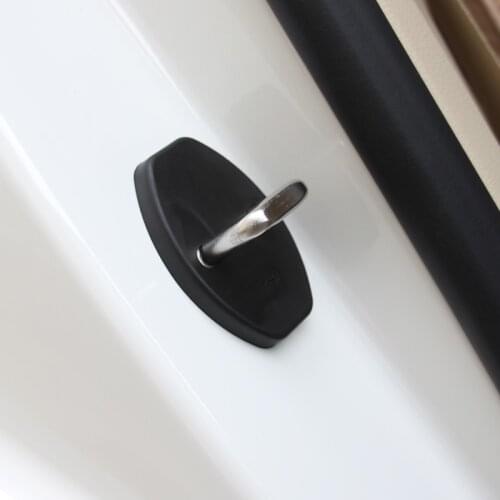 Door Lock Cover For Volkswagen Polo VW Golf 7 6 5 Passat B5 B6 Jetta Tiguan 2017 R Line Auto Car Accessories