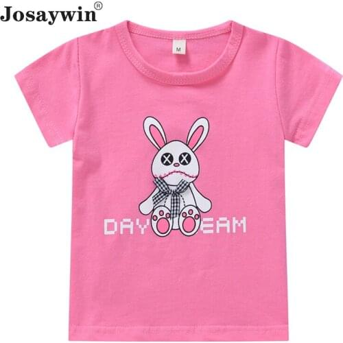 Summer Childrens T-Shirt Boys Girls Baby T-shirt Cotton Print Cartoon Kids T-shirt Short Sleeve Boys T Shirt Tee Top Clothing