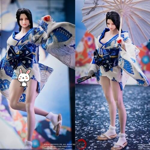 LIFS-19CL04 1/6 female doll clothing kimono Japanese style Japanese style short kimono / bath dress accessories 12 inch female