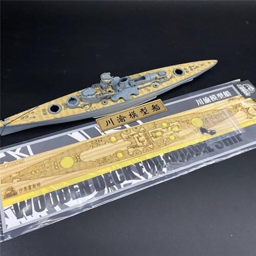 Wooden Deck Masking Sheet for 1/700 German Scharnhorst Flyhaw Battleship High Quality DIY Ship Model Cover Modification Parts