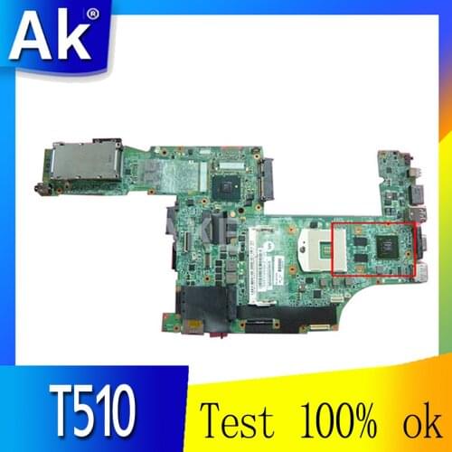 FRU 63Y1878 48.4CU06.031 Laptop motherboard For Lenovo thinkpad T510 QM57 Quadro NVS 3100M board Mainboard