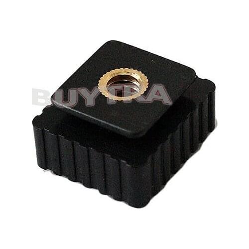 Camera Metal Flash Hot Shoe Mount Adapter to 1/4" Screw Thread for Studio Light Stand Tripod For Canon