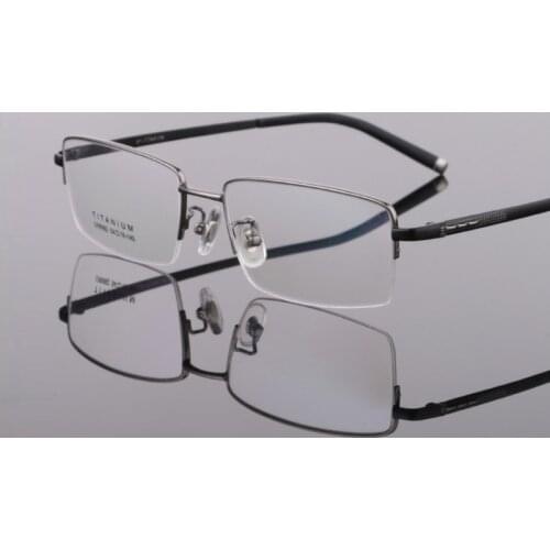 Pure Titanium Business Men Glasses Eyewear Frame Mens Myopia Glasses Compute Frame Prescription Eyeglasses Reading Glasses New