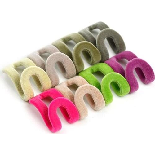 New Arrive Home Creative Mini Flocking Clothes Hanger Easy Hook Closet Organizer