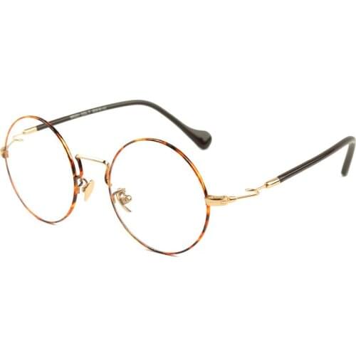 Agstum Mens Womens Full Rim Eyeglasses Metal Black Gold Multi Frame Clear Lens Eyewear Spectacles Fashion Plain Glasses