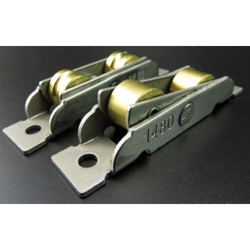 Window roller 7780 stainless steel frame and Copper groove or flat wheels moving door width more than 14mm