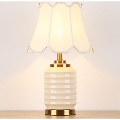 ORY Luxury Table Lamp LED Modern Desk Light Bedside Fabric Home Decorative for Foyer Bed Room Office Study Hotel