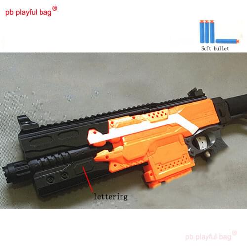 PB Playful bag Outdoor sports tactical equipment A0711 soft bullet gun front tube 3D printing material toy accessories QG09