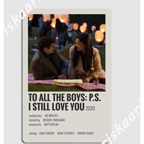 P S I Still Love You Polaroides Poster Metal Sign Design Garage Club Cinema Kitchen Garage Decoration Tin sign Poster