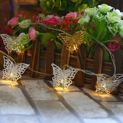 Christmas butterfly Wrought iron pendant Christmas Ornaments Pendant Xmas Ornaments Merry Christmas Decorations for Home