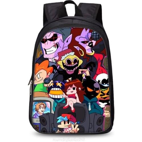 Students Backpack Friday Night Funkin 3d Print Backpacks Teens Casual Travel Rucksacks Book Bag Boys Girls School Bags