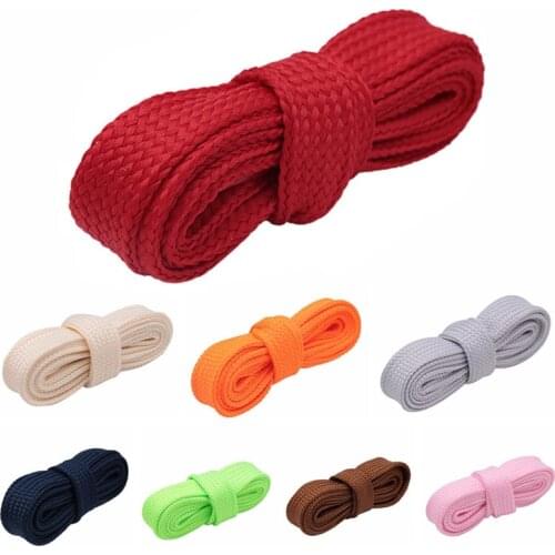 Heavy Duty Polyester Double Layer Boots Laces Sneaker Athletic Flat Wide Shoes Strings 18mm Width Shoelaces Lady Cord