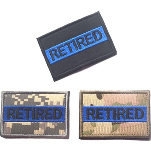 Embroidered retired Patch Motorcycle MC Club Quality military insignia usa army camo tactical patches molle for clothing