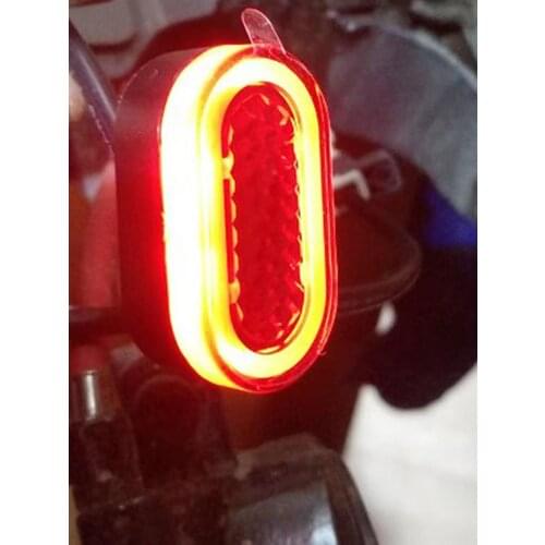 Electric Scooter Brake Rear Tail Light For M365 Electric Scooter Taillight Safety Warning Stoplight Waterproof LED Rear Light