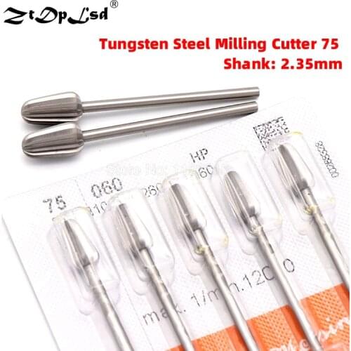 1Pcs 2.35MM Tungsten Carbide Drill Bits Rotary Burrs Metal Diamond Grinding Woodworking Milling Cutters Burr Tool Cutting Edge