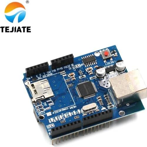 1PCS W5100 Network Interface Expansion Module SD Card Extended Edition Applicable To Arduino Ethernet Development Modular-board