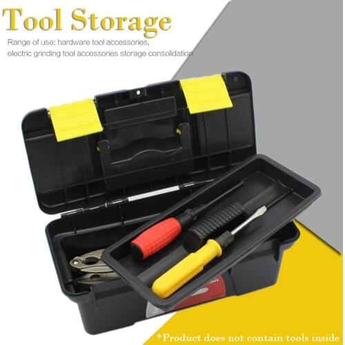 10-Inch Small Multi-Function Portable Tool Box Instrument Parts Hardware Storage Box Woodworker Repair Tool Box Case