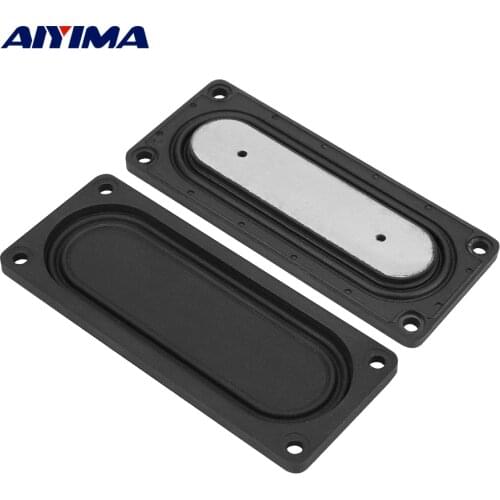AIYIMA 2Pcs Audio Bass Diaphragm Passive Radiator Speaker Repair Parts 85x35mm DIY Home Theater Speaker Accessories