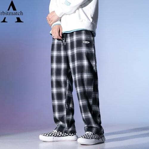 Мужские брюки в клетку Arbitmatch China At AliExpress