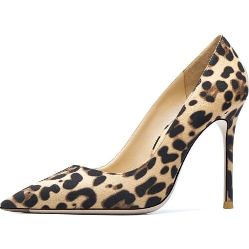 Free shipping fashion women pumps leoprad point toe stiletto high heels shoes high heels for women