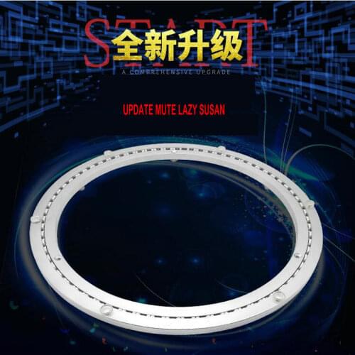 HQ MS01 Mute Strap Lazy Susan Level Design Round Turntable Smooth Table Swivel Plate Rotating Aluminium Alloy Lazy Susan Bearing