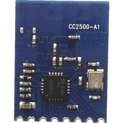 CC2500A1 2.4GHz low-power wireless module CC2500 60m 0dBm support radio wake-up interference-free channel assessment CC2500-A1