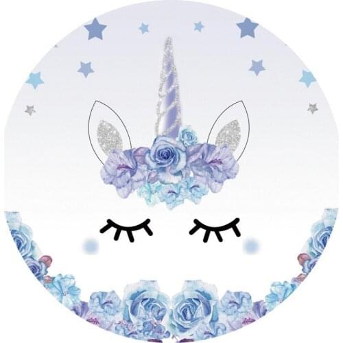 Unicorn Photography Backdrop Children Birthday Patry Backgrounds for Photo Studio Custom Vinyl Photographic Photocall Photozone