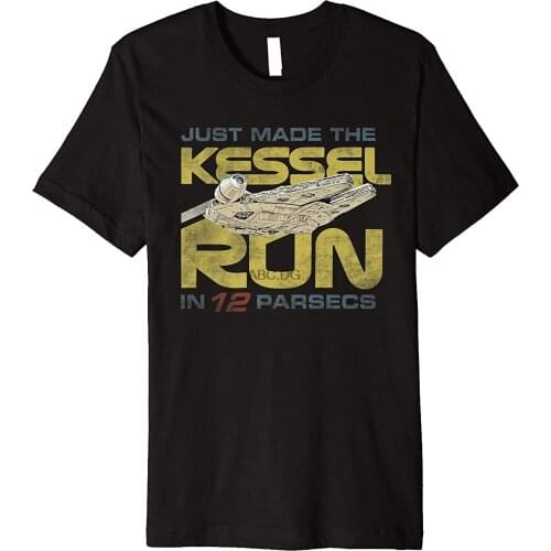 Millennium Falcon Kessel Run 12 Parsecs Premium T-Shirt