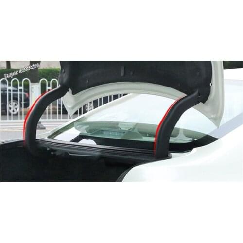 Lapetus Protector For Nissan Sylphy Pulsar B17 Sedan Sentra 2013 - 2018 Plastic Rear Trunk Hinged Protective Molding Cover Trim