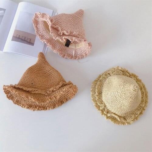 Summer Children Straw Hat Fashion Baby Boys Girls Travel Sun Hat Sunscreen Hats