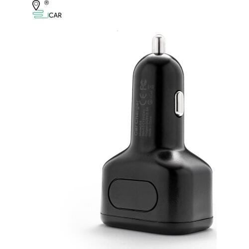 Mini GPS Tracker Smart Car Charger Voltage Monitor GPS Locator Real Time Tracking Device Mobile APP Tracker Dual USB